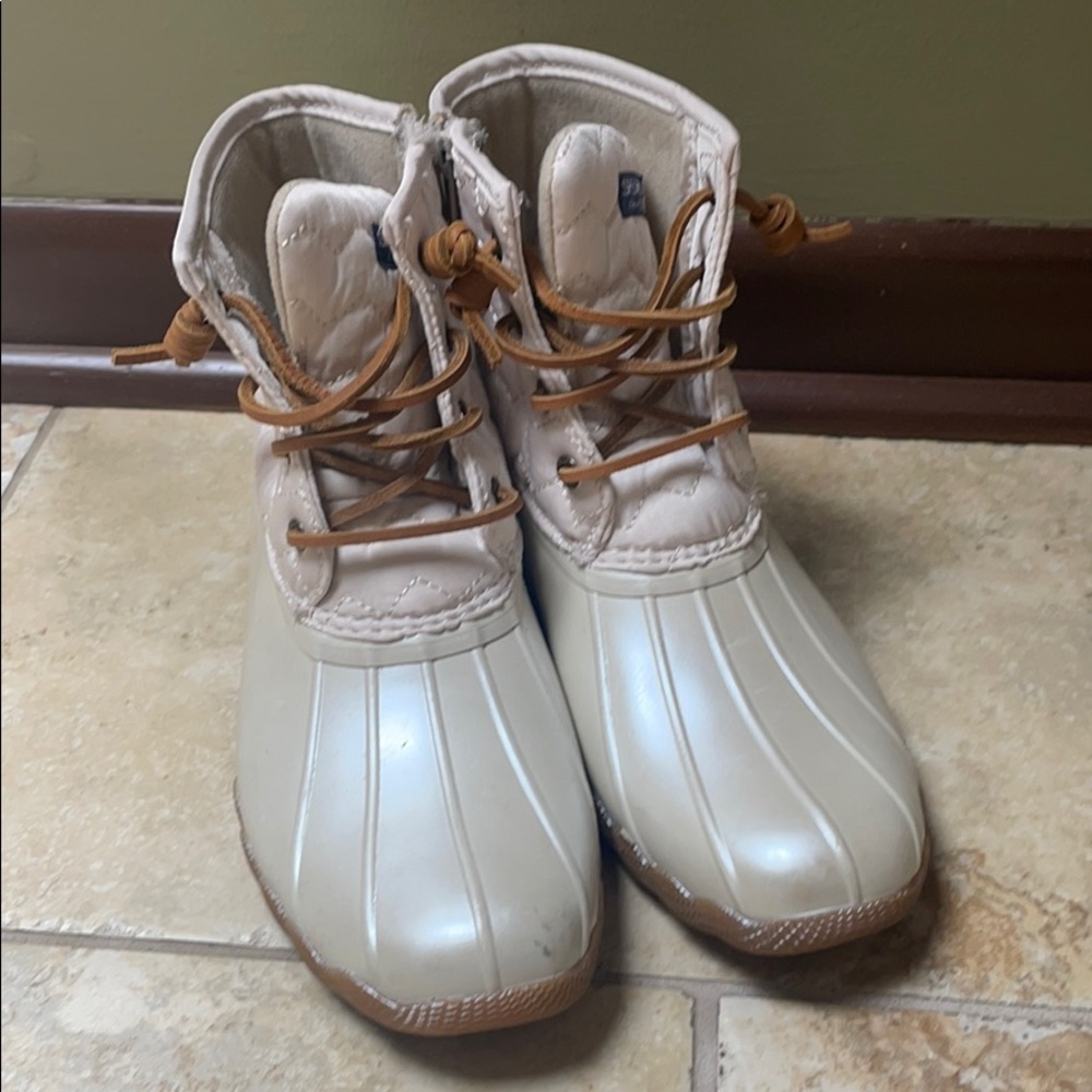 Sperry saltwater duck boots